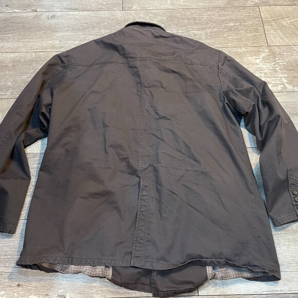 The Territory Ahead double-breasted flannel-lined gray Cotton jacket XXL - Picture 6 of 7